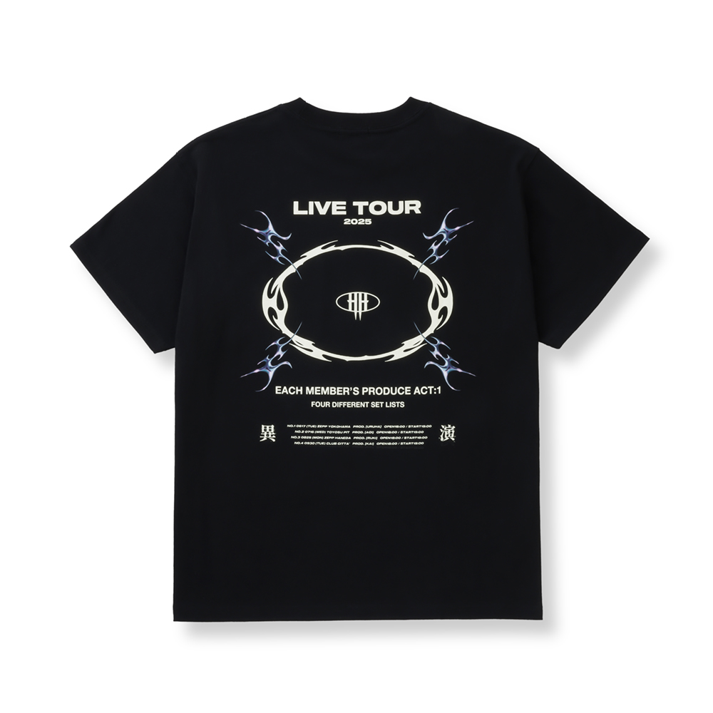 GAZ CHROME LOGO TEE / BLACK